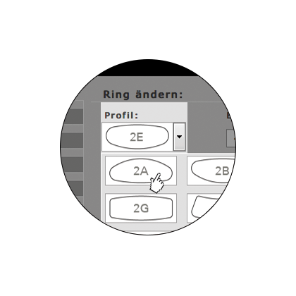 Profielen met het speciale draagcomfort