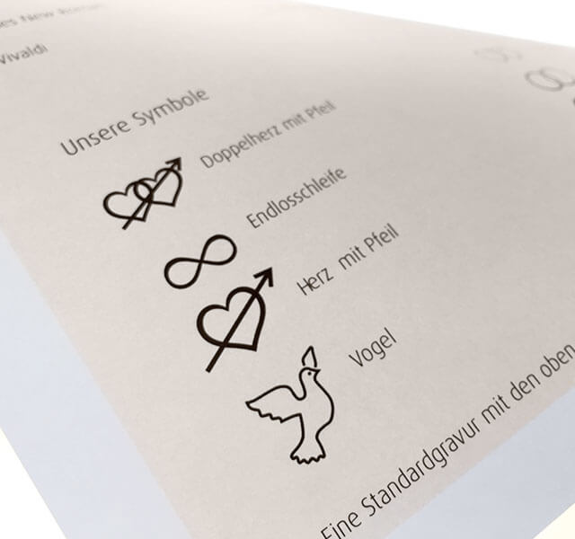 De individuele gravure