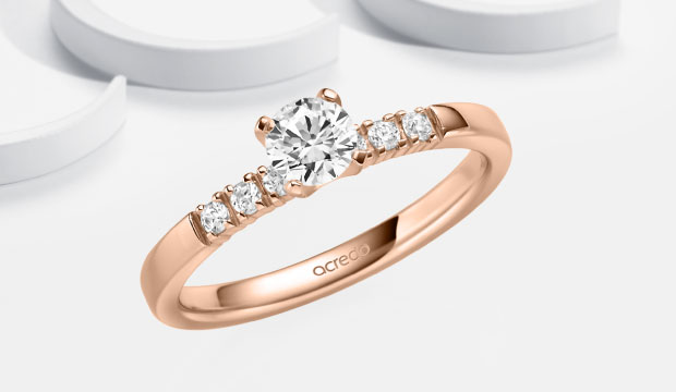 Verlovingsringen met half karaat 0,5 ct | acredo