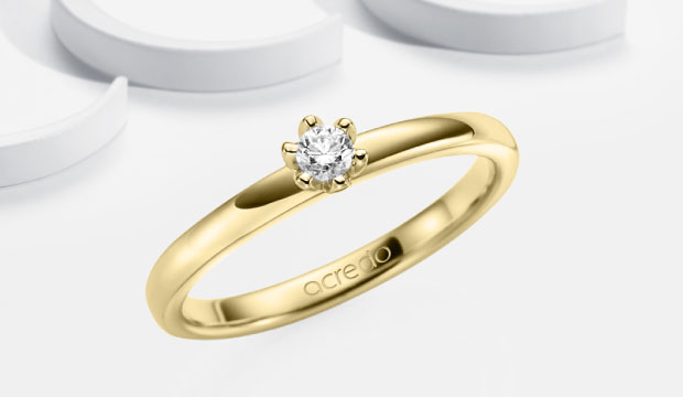 Verlovingsringen goud en geel goud | acredo