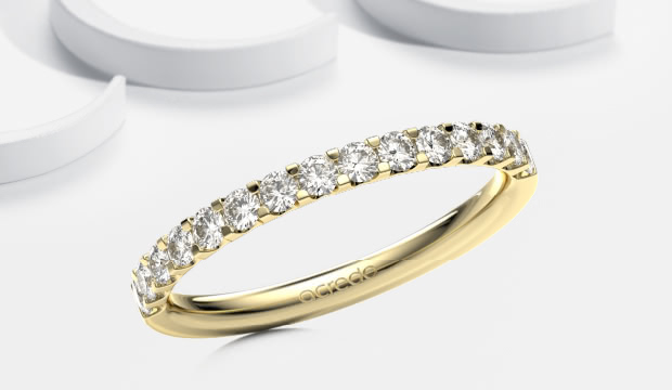 Exclusieve memoire ringen tot 0.25 ct per steen