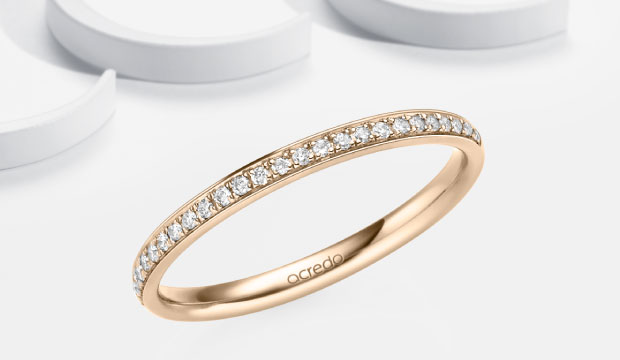 Memoire ringen in signature goud  | acredo