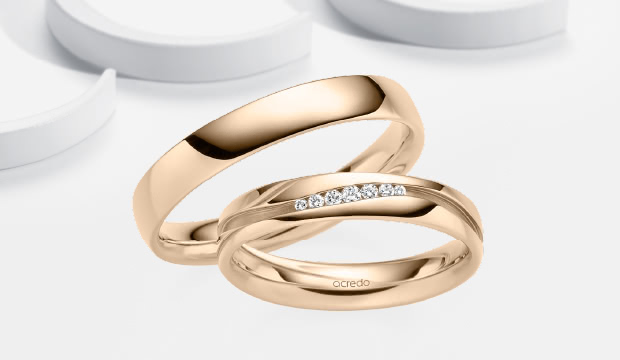 Modern Wedding Rings & Bands | acredo