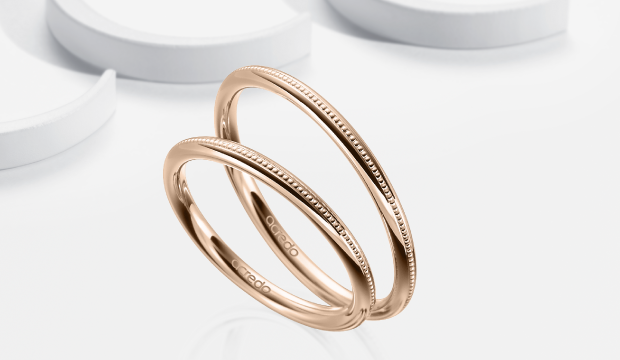 Roodgouden trouwringen